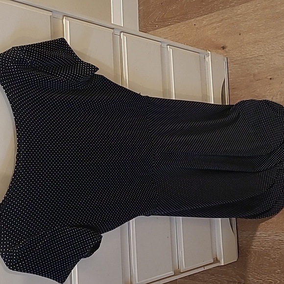 NWT Black with white polka dots dress - Picture 3 of 3